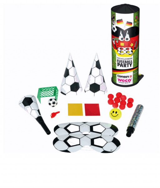 Feuerwerk Fussball-Party Tischbombe von Weco online kaufen im Feuerwerkshop Funkelfun