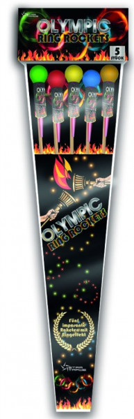 Feuerwerk Olympic Ring Rockets VE von Startrade online kaufen im Feuerwerkshop Funkelfun