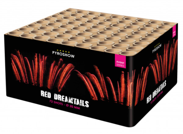 Feuerwerk Red Tiger Tails 72sh. von Broekhoff online kaufen im Feuerwerkshop Funkelfun