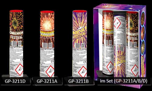 Feuerwerk Bombenrohr Festival von Panda online kaufen im Feuerwerkshop Funkelfun