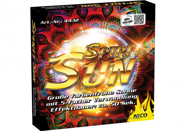 Feuerwerk Spirit Sun von Nico online kaufen im Feuerwerkshop Funkelfun