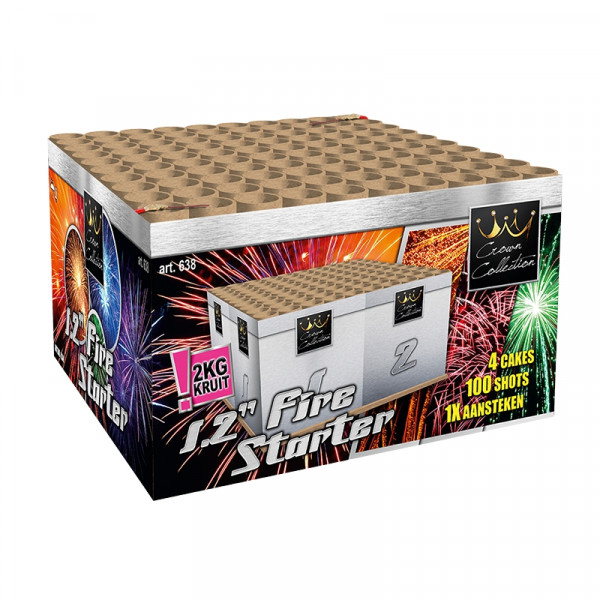Feuerwerk 1.2" Firestarter 100sh von Broekhoff online kaufen im Feuerwerkshop Funkelfun