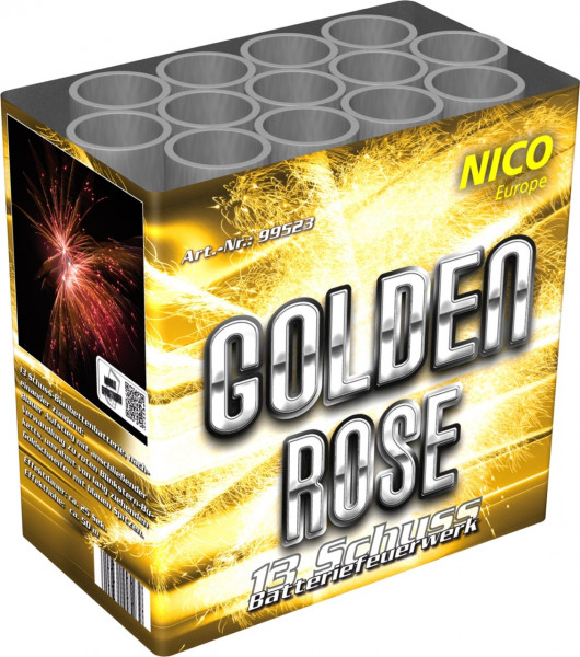 Feuerwerk Golden Rose von Nico online kaufen im Feuerwerkshop Funkelfun