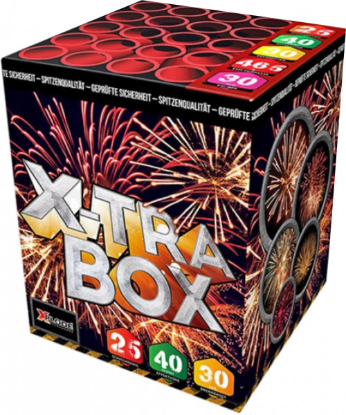 Feuerwerk X-Trabox 25 Schuss von Xplode online kaufen im Feuerwerkshop Funkelfun