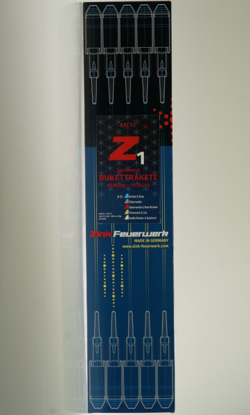 Feuerwerk Bukettrakete Z1 Sortiment von Zink online kaufen im Feuerwerkshop Funkelfun