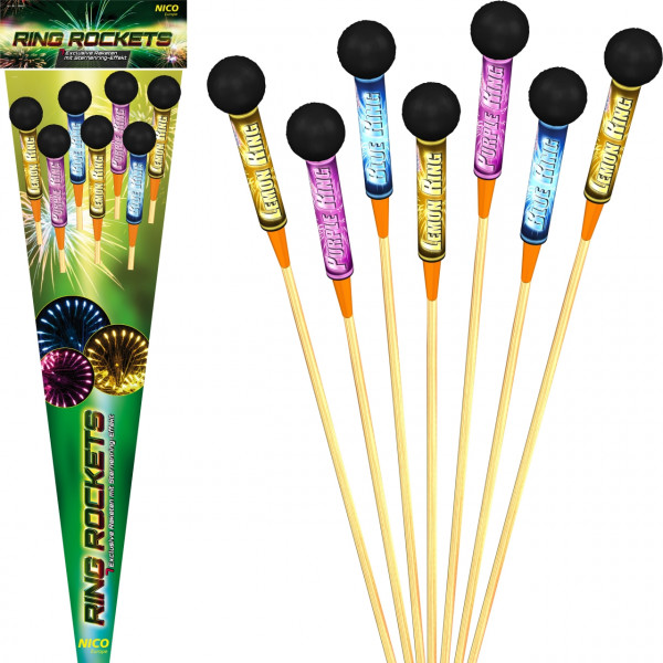 Feuerwerk Ring Rockets von Nico online kaufen im Feuerwerkshop Funkelfun