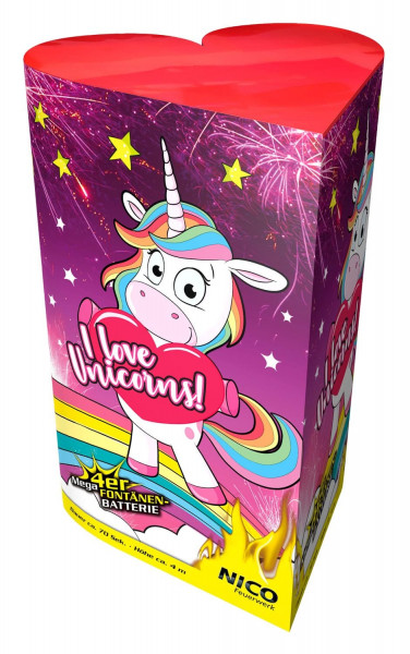 Feuerwerk I love Unicorns von Nico online kaufen im Feuerwerkshop Funkelfun