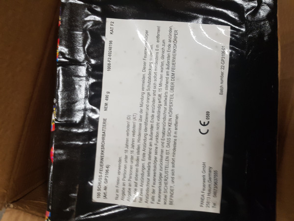 Pyro Fantasia : Color Pearl Strobe and Crackling