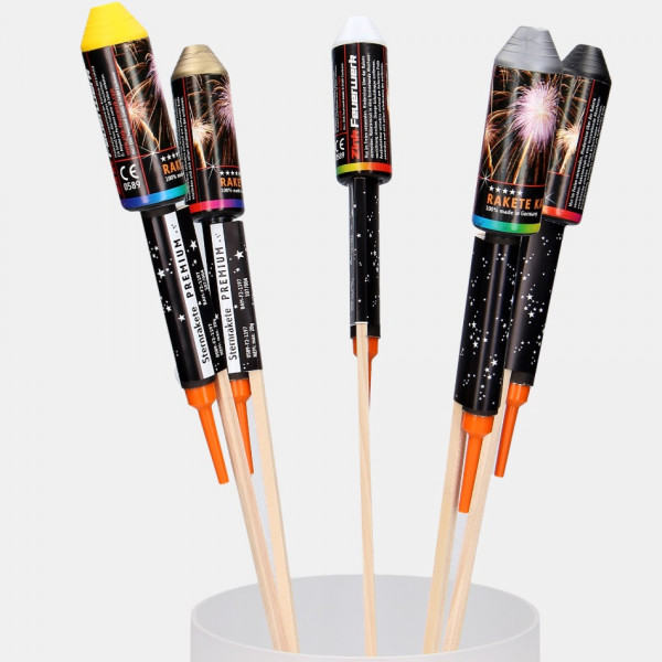 Feuerwerk Sternrakete PREMIUM sort. von Zink online kaufen im Feuerwerkshop Funkelfun