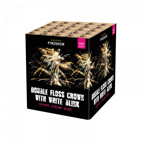 Double Floss Crown with White Blink