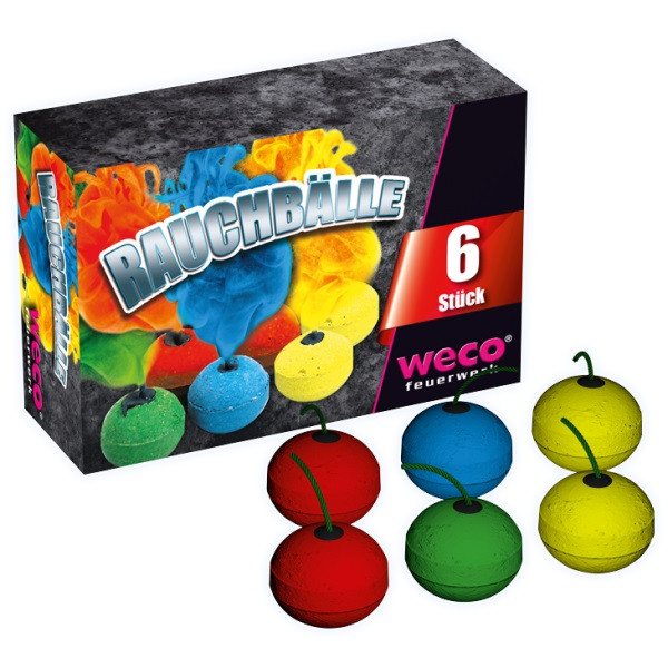 Feuerwerk Rauchbälle von Weco online kaufen im Feuerwerkshop Funkelfun