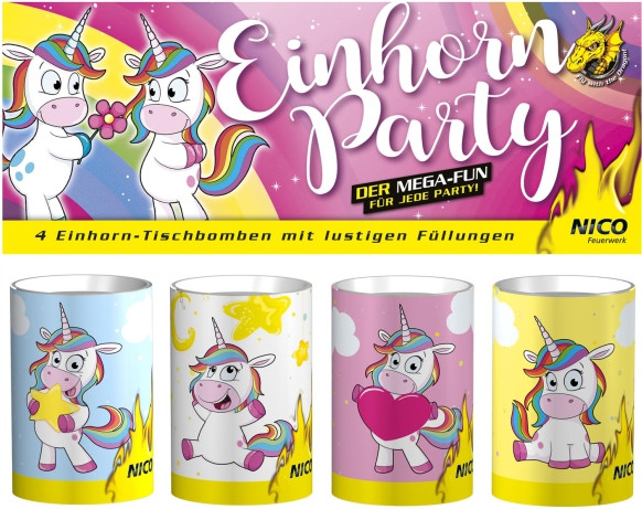 Feuerwerk Einhorn Party von Nico online kaufen im Feuerwerkshop Funkelfun
