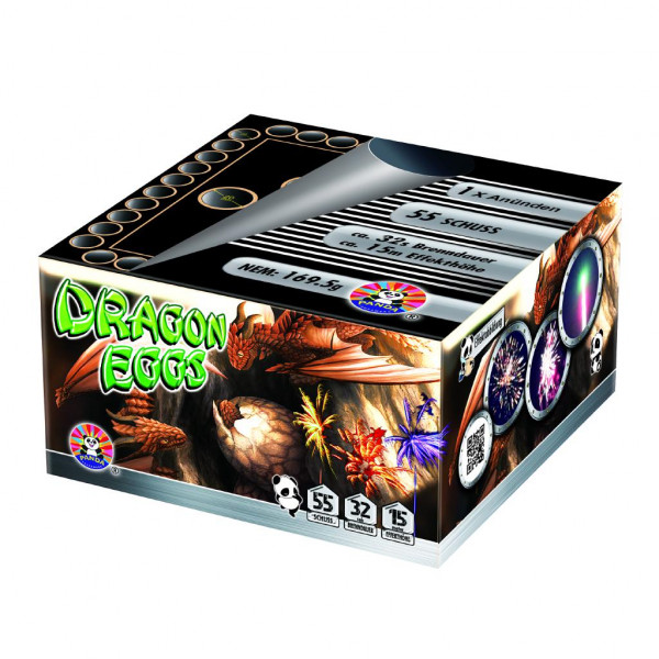Feuerwerk Dragon Eggs von Panda online kaufen im Feuerwerkshop Funkelfun