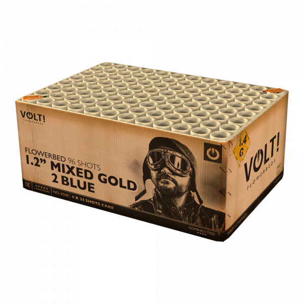 1.2'' Mixed Gold 2 Blue