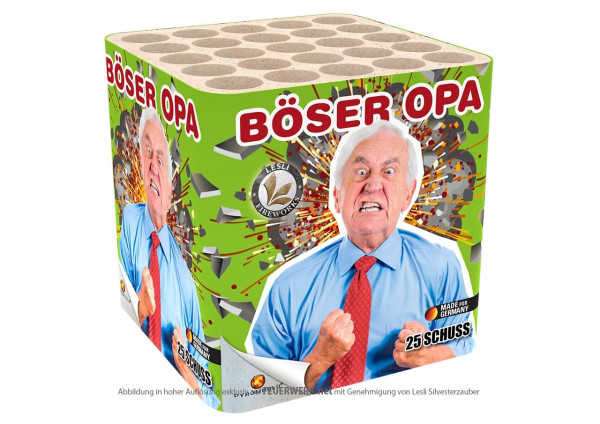 Feuerwerk Böser Opa von Lesli online kaufen im Feuerwerkshop Funkelfun