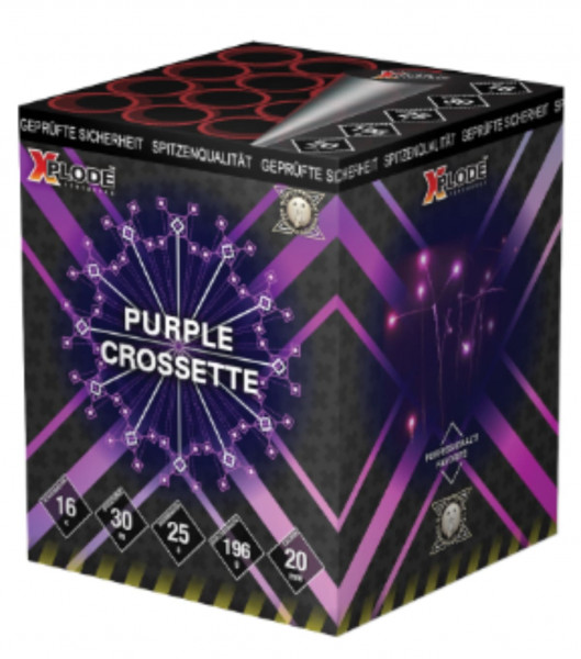 Feuerwerk Purple Crossette von Xplode online kaufen im Feuerwerkshop Funkelfun
