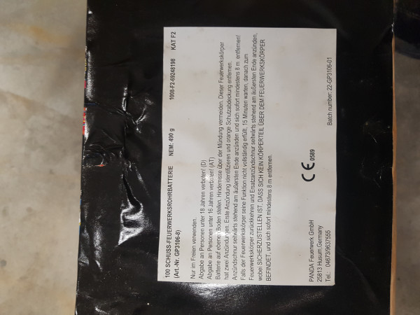 Pyro Fantasia : Blue Silber and Strobe