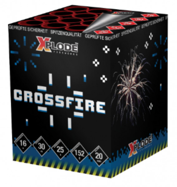 Feuerwerk Crossfire Crossette von Xplode online kaufen im Feuerwerkshop Funkelfun