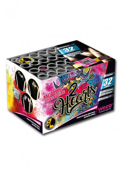 Feuerwerk 2 Hearts von Weco online kaufen im Feuerwerkshop Funkelfun