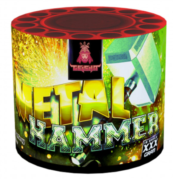 Feuerwerk METAL HAMMER von Geisha online kaufen im Feuerwerkshop Funkelfun