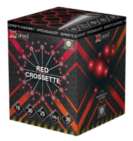 Feuerwerk Red Crossette von Xplode online kaufen im Feuerwerkshop Funkelfun
