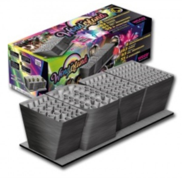 Feuerwerk Wonderland, 163-Schuss 4er Fächer-Verbund von Weco online kaufen im Feuerwerkshop Funkelfun
