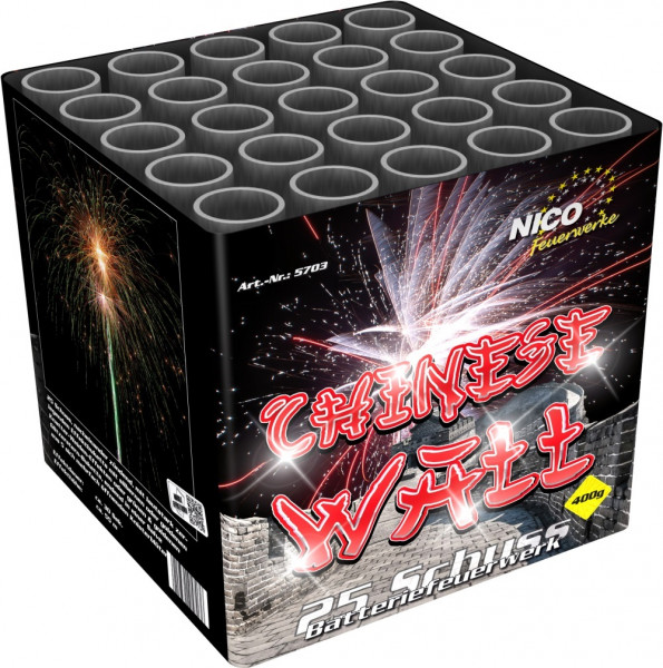Feuerwerk Chinese Wall von Nico online kaufen im Feuerwerkshop Funkelfun