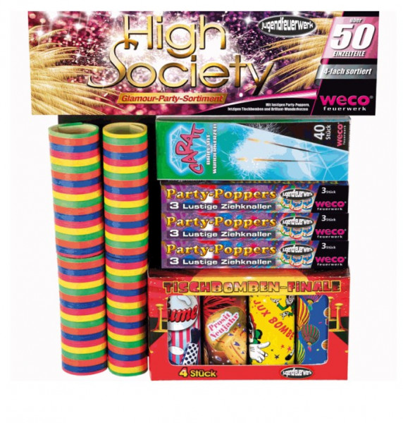 Feuerwerk High Society von Weco online kaufen im Feuerwerkshop Funkelfun