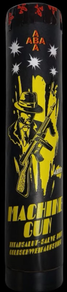 Bombenrohr Machine Gun (202100) von ABA mit 4-Schuss, 4 Sekunden Laufzeit und 40 Gramm NEM der Kategorie F2 online kaufen und bestellen im Feuerwerk-Shop Funkelfun. Günstiger Feuerwerkshop für Silvester. Hier Angebot sichern!