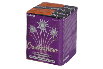 Batteriefeuerwerk Crackerstern (PP-BI-20-16-01) von Pulver mit 16-Schuss, 15 Sekunden Laufzeit und 104 Gramm NEM der Kategorie F2 online kaufen und bestellen im Feuerwerk-Shop Funkelfun. Günstiger Feuerwerkshop für Silvester. Hier Angebot sichern!