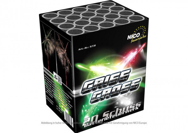 Feuerwerk Criss Cross von Nico online kaufen im Feuerwerkshop Funkelfun