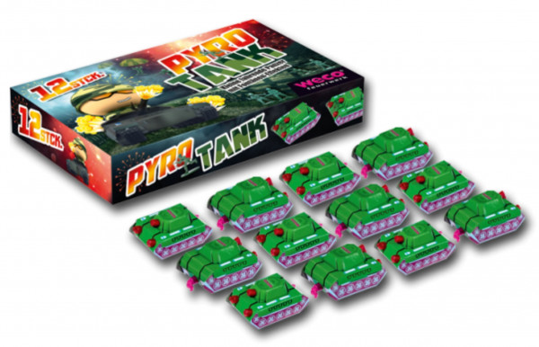 Feuerwerk Pyro Tank, 12er SET von Weco online kaufen im Feuerwerkshop Funkelfun