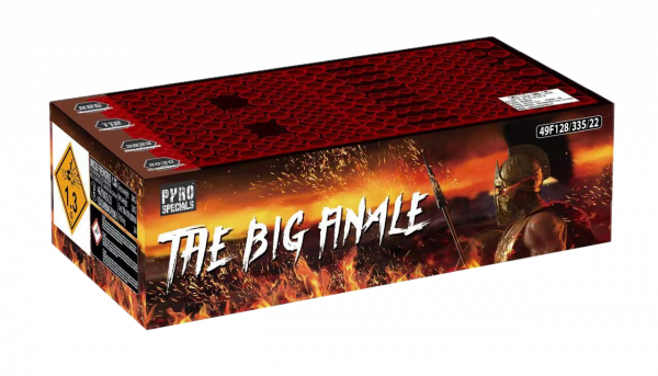 Verbundfeuerwerk The Big Finale (ER-285-1) von Pyro Specials mit 285-Schuss, 120 Sekunden Laufzeit und 3854 Gramm NEM der Kategorie F2 online kaufen und bestellen im Feuerwerk-Shop Funkelfun. Günstiger Feuerwerkshop für Silvester. Hier Angebot sichern!