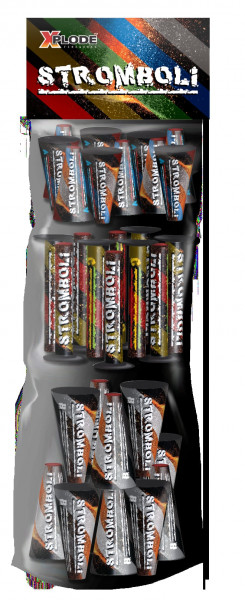 Feuerwerk Stromboli (30-tlg. Fontänen- und Vulkansort.) von Xplode online kaufen im Feuerwerkshop Funkelfun