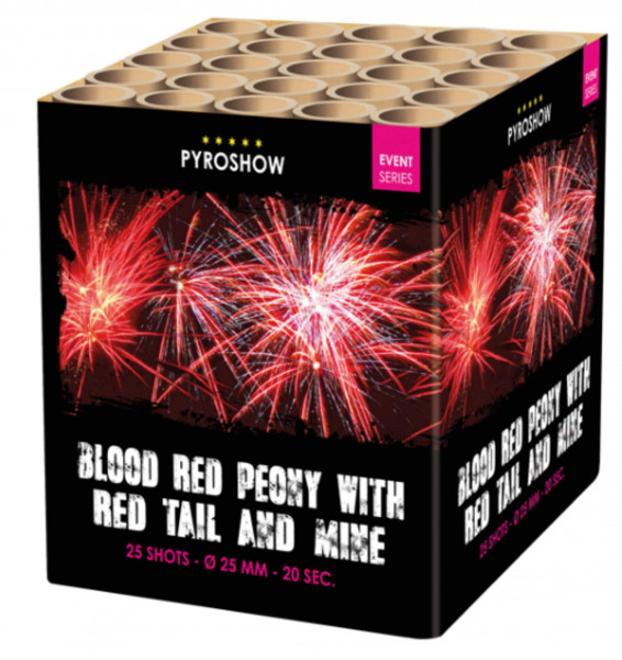Feuerwerk Blood Red Peony w.Red Tail and Mine von Broekhoff online kaufen im Feuerwerkshop Funkelfun