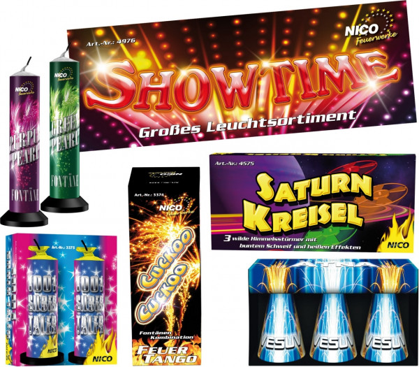 Feuerwerk Showtime von Nico online kaufen im Feuerwerkshop Funkelfun