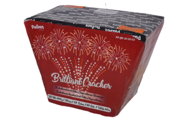 Batteriefeuerwerk Brilliant Cracker (PP-BF-30-25-03) von Pulver mit 25-Schuss, 35 Sekunden Laufzeit und 500 Gramm NEM der Kategorie F2 online kaufen und bestellen im Feuerwerk-Shop Funkelfun. Günstiger Feuerwerkshop für Silvester. Hier Angebot sichern!