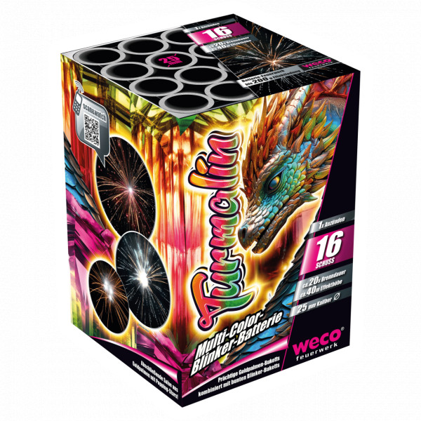 Feuerwerk Speed Metal 48-Schuss-Batterie von Weco online kaufen im Feuerwerkshop Funkelfun