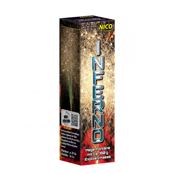 Feuerwerk Inferno Mega Fontäne von Nico online kaufen im Feuerwerkshop Funkelfun