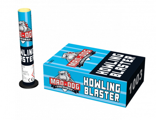 Fontäne Howling Blaster (1003) von WTF! mit 3-Schuss, 10 Sekunden Laufzeit und 35 Gramm NEM der Kategorie F2 online kaufen und bestellen im Feuerwerk-Shop Funkelfun. Günstiger Feuerwerkshop für Silvester. Hier Angebot sichern!