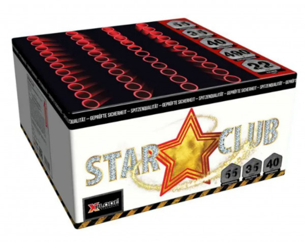 Feuerwerk Star Club Batterie 55 Schuss von Xplode online kaufen im Feuerwerkshop Funkelfun