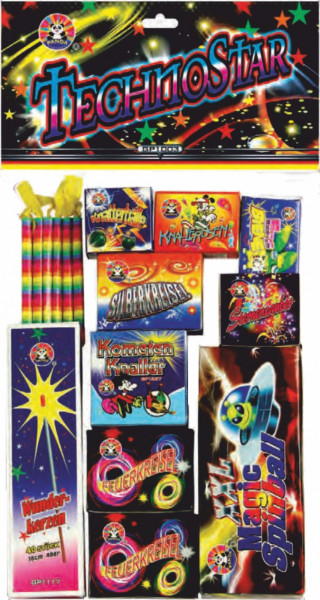 Feuerwerk Techno Star von Panda online kaufen im Feuerwerkshop Funkelfun