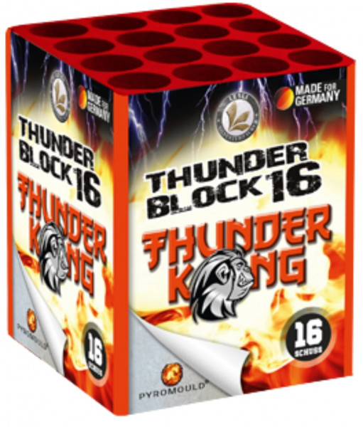 Feuerwerk Thunderblock 16 von Lesli online kaufen im Feuerwerkshop Funkelfun